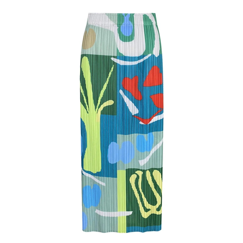 Geometric Print Maxi