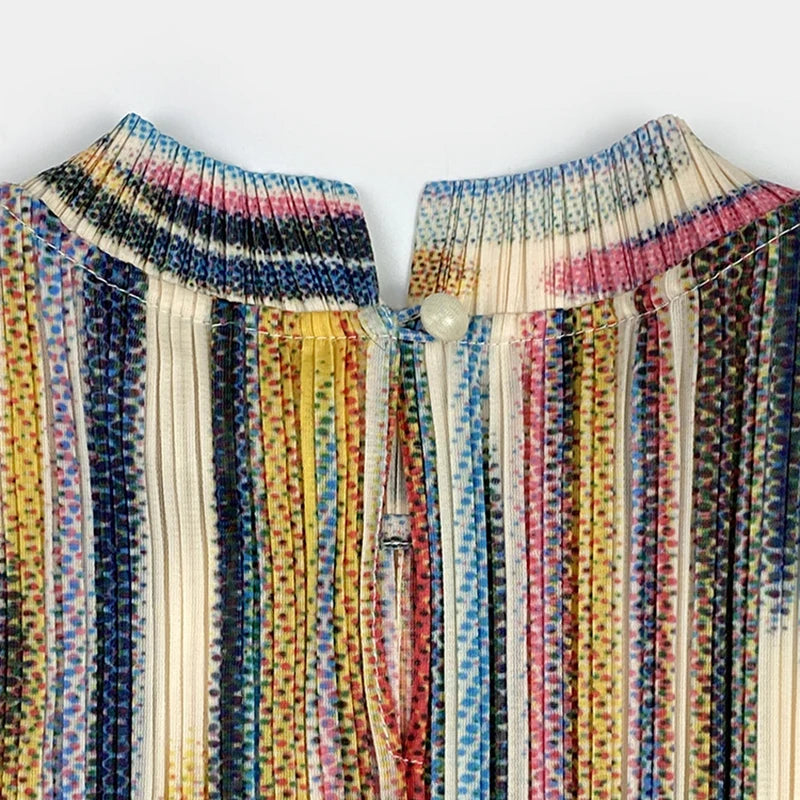 Lateefa Stripe Plisse