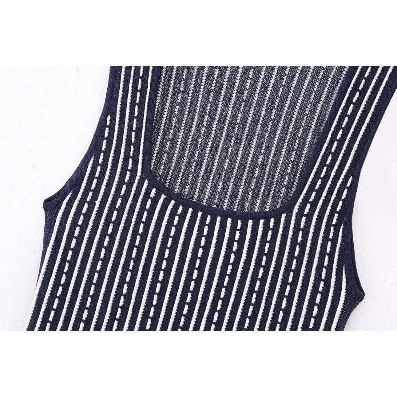 Striped Knit Mini