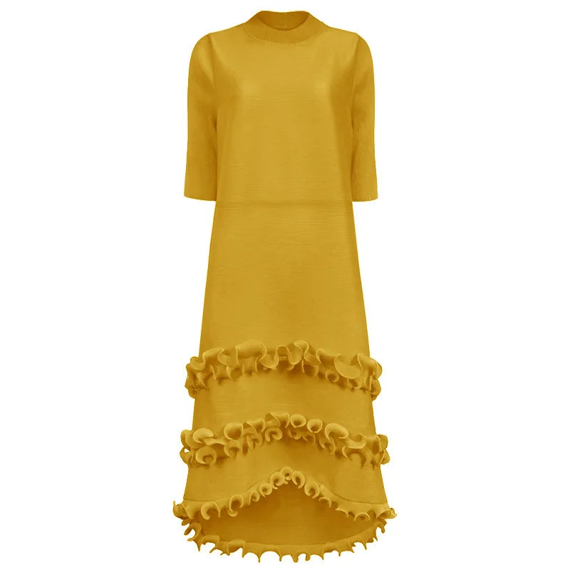 Three Layer Ruffles Maxi