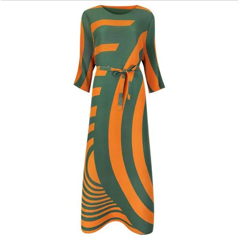 Illusion Stripe Plisse