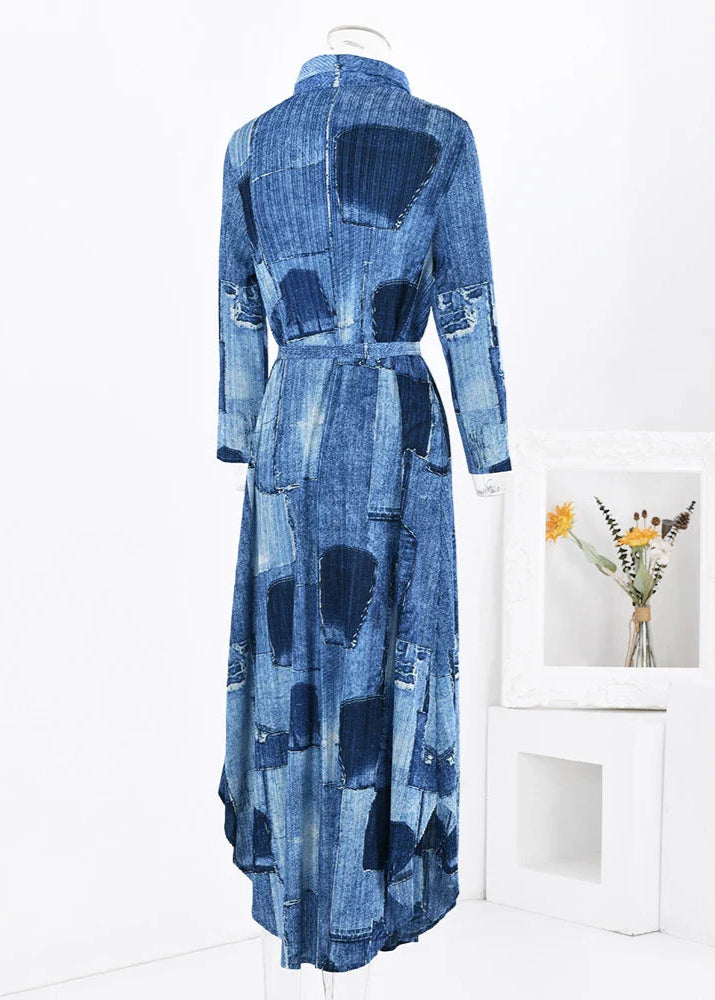 Denim Print Patchwork