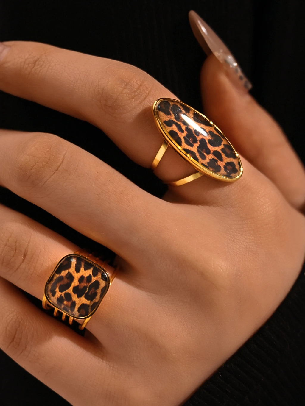 Gold Leopard Stack