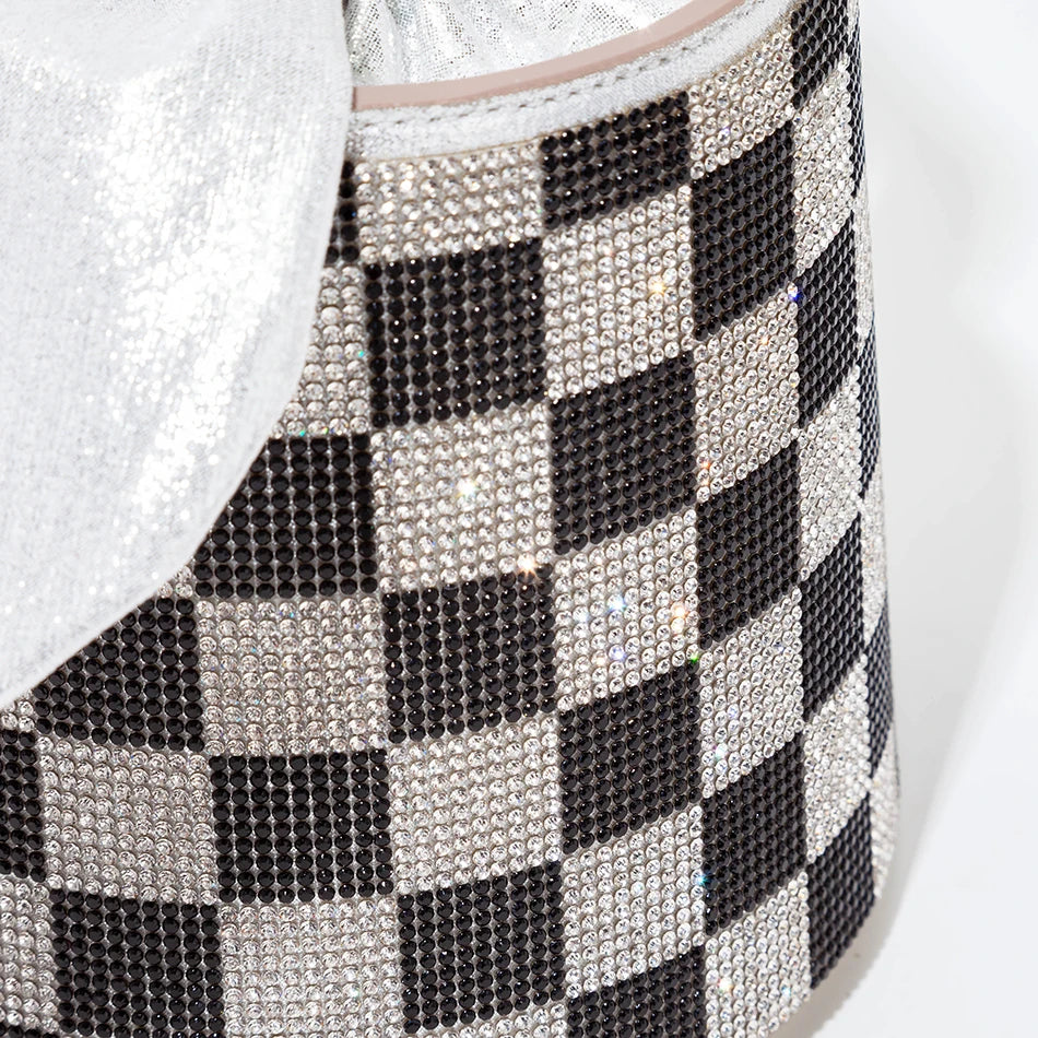 Checkers Crystal Clutch