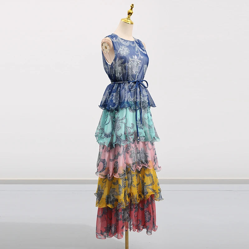 Layered Patchwork Plisse