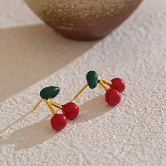 Sweet Cherry Necklace Set
