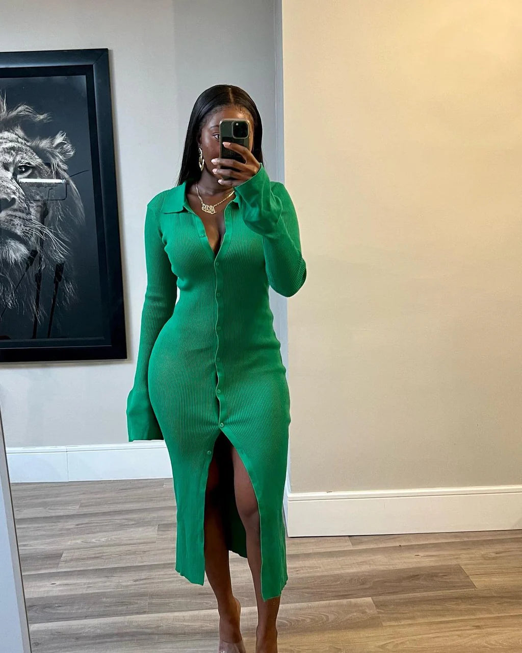 Green Joan Bodycon