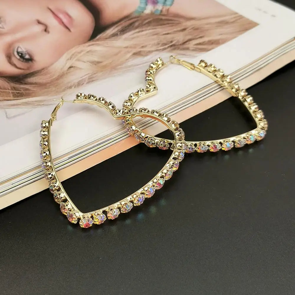 Sweetheart Hoop Earrings