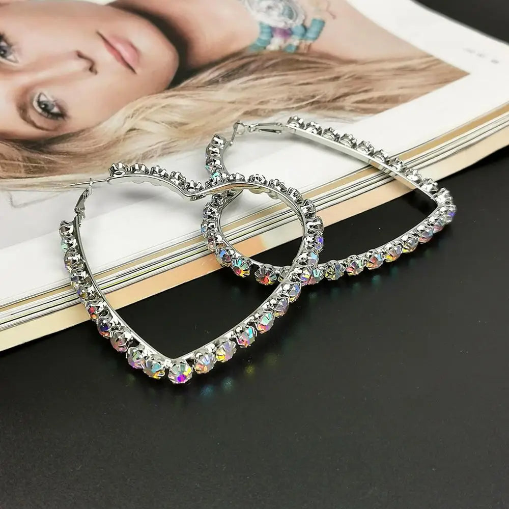 Sweetheart Hoop Earrings