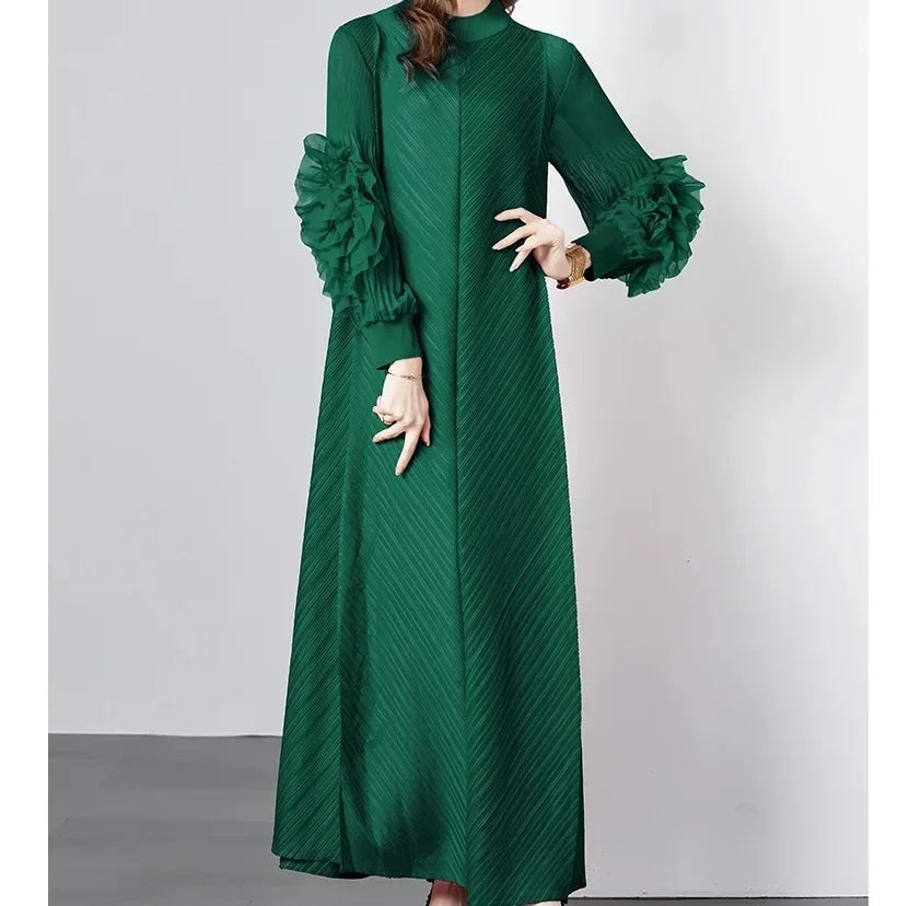 Solid Maxi Pleat