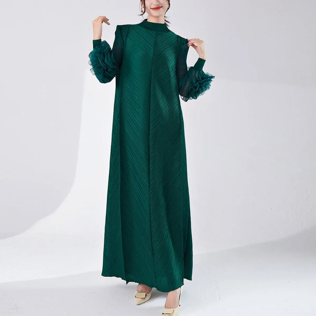 Solid Maxi Pleat
