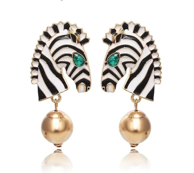 Zebbie Statement Studs