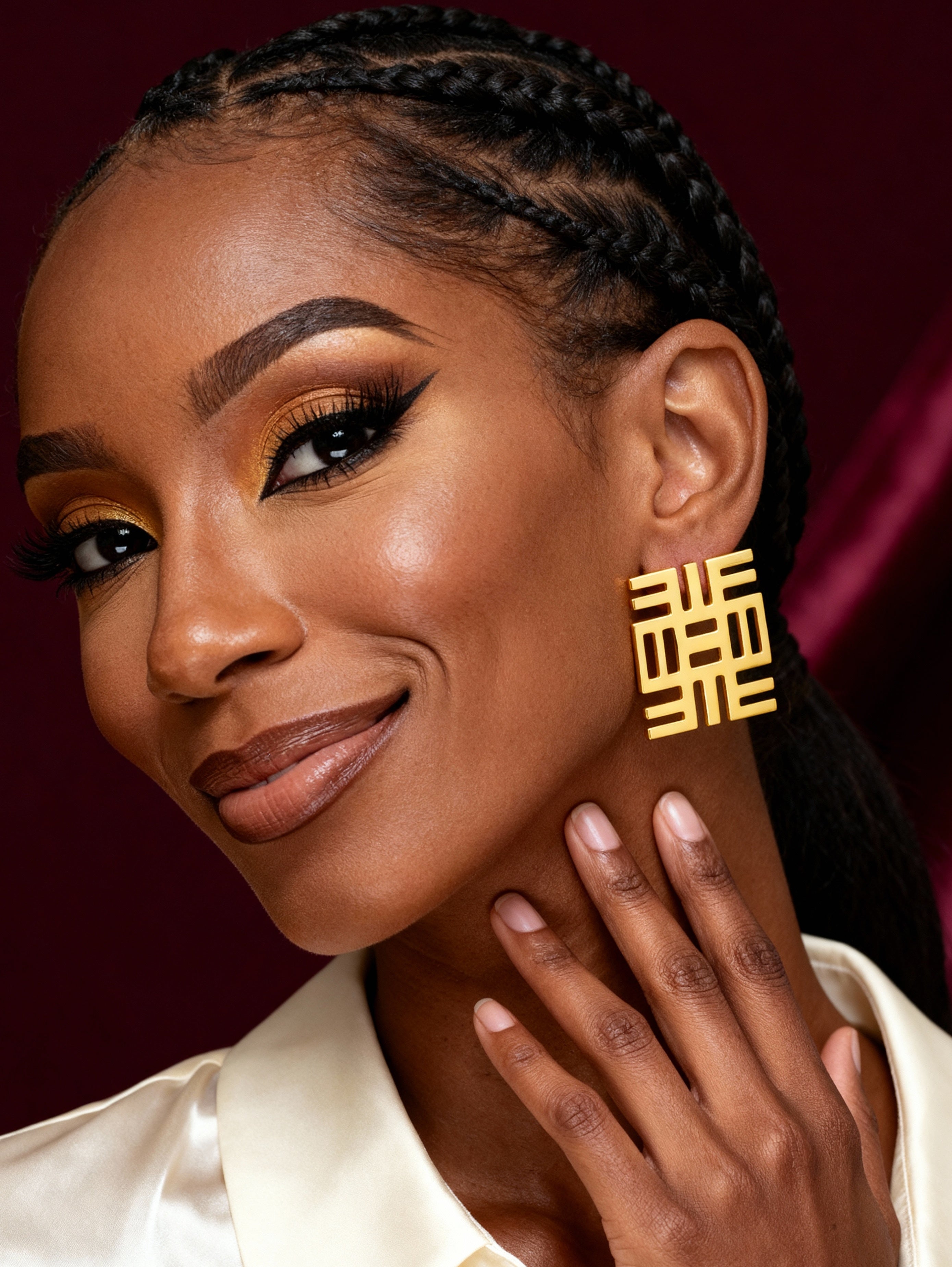 Square Heritage Studs