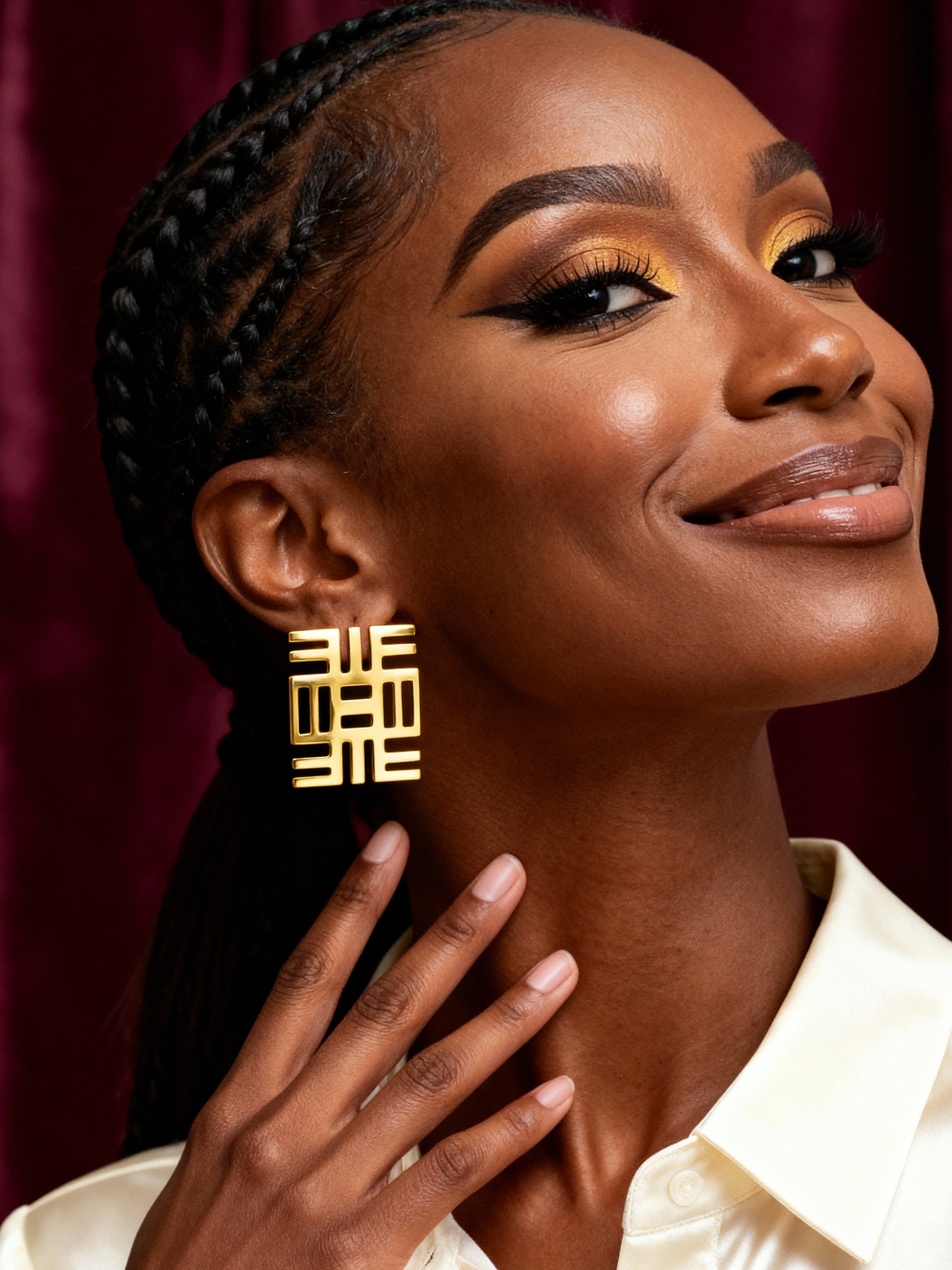 Square Heritage Studs