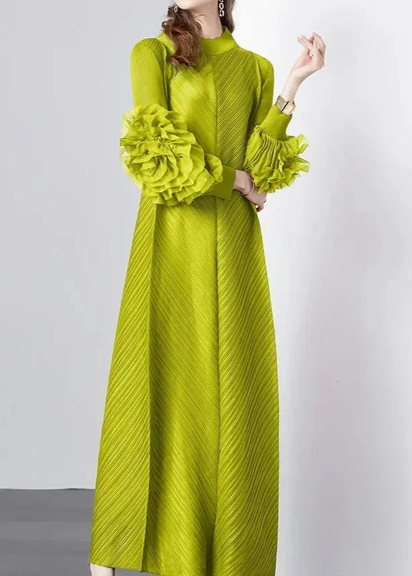 Solid Maxi Pleat