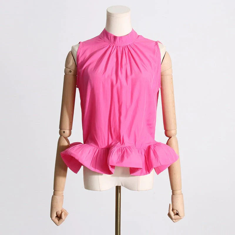 Two-Piece Ruffle Skirt Set
