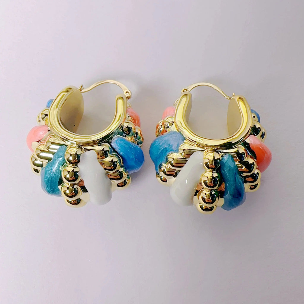 Pastel Chunky Hoops