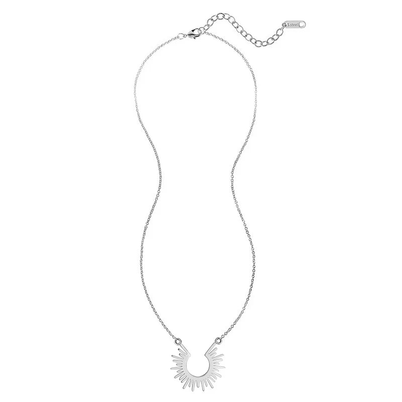 Sun Story Necklace Set (Stainless Steel)