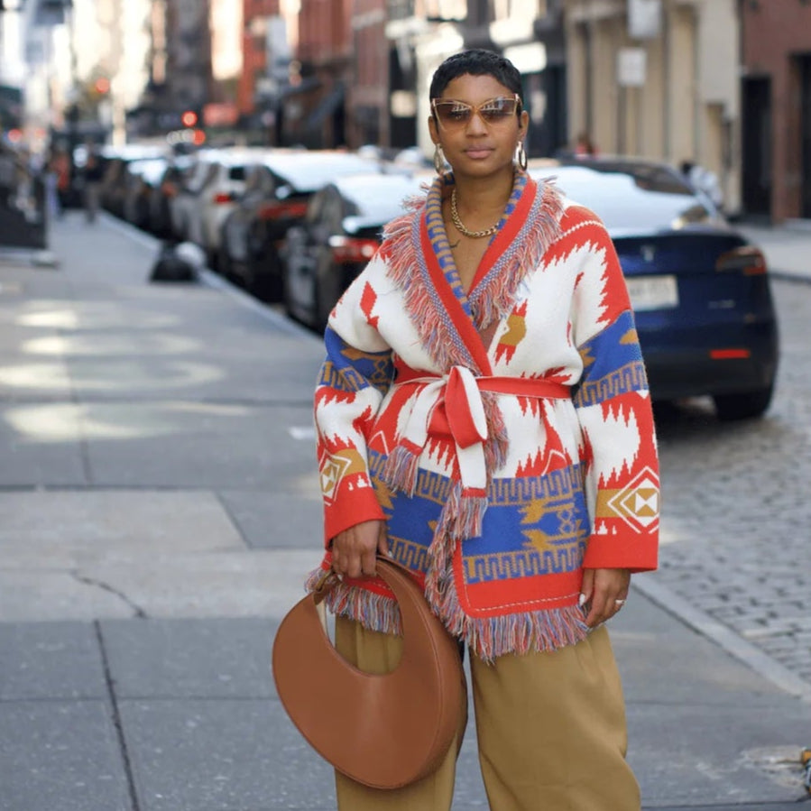 Vibrant Patten Cardigan